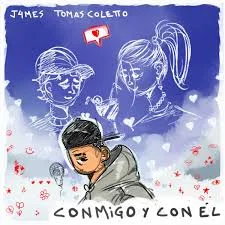 Portada del tema musical Conmigo y con el de James Rosello